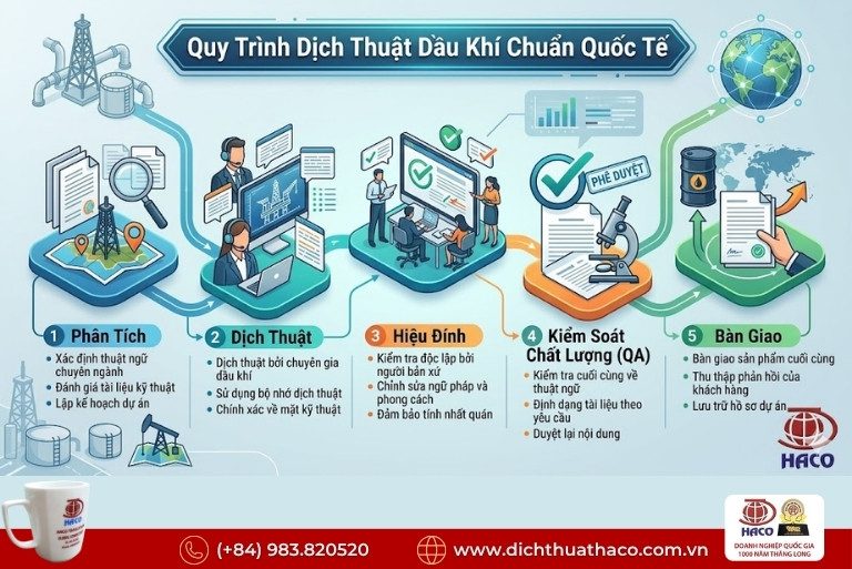 Dịch thuật chuyên ngành dầu khí Thanh Hóa