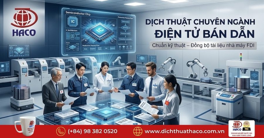 Dịch thuật chuyên ngành điện tử bán dẫn