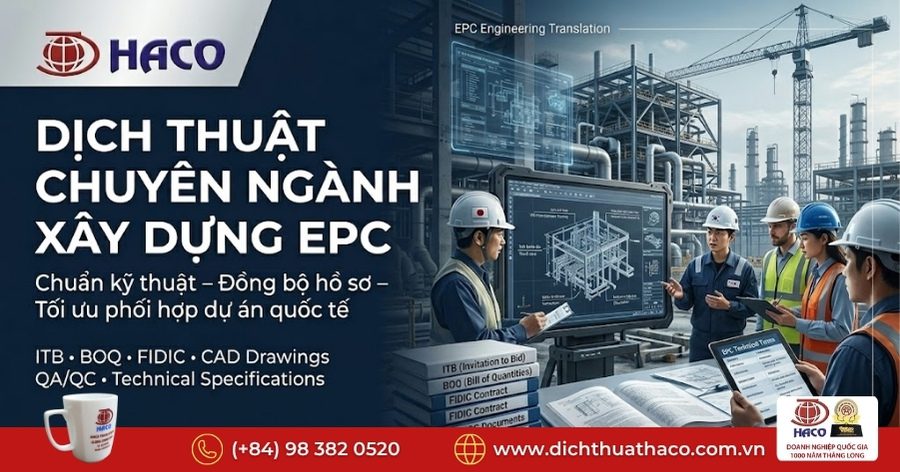 Dịch thuật chuyên ngành xây dựng EPC