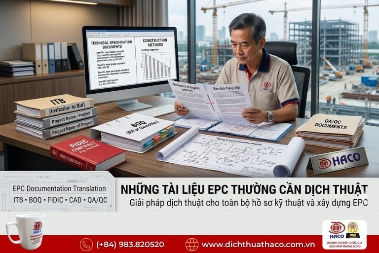 Dịch thuật chuyên ngành xây dựng EPC 2 Dịch thuật chuyên ngành xây dựng EPC
