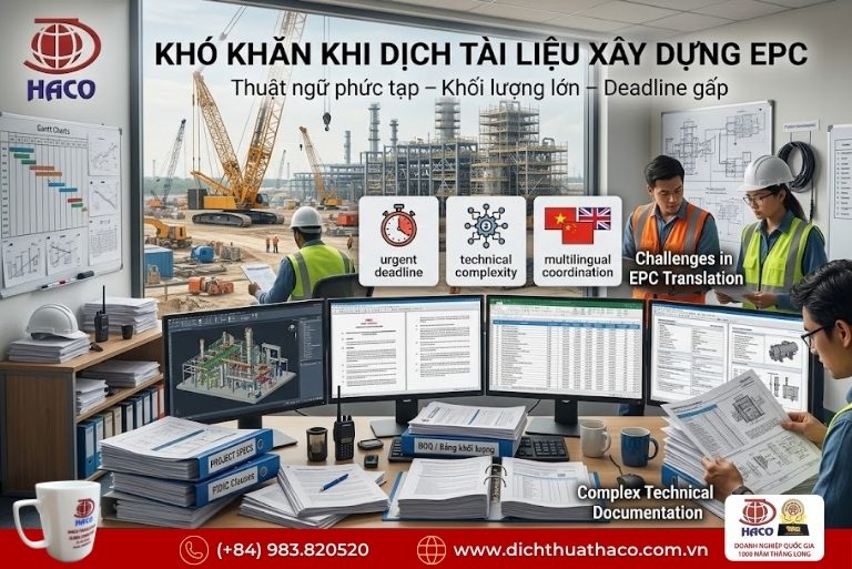 Dịch thuật chuyên ngành xây dựng EPC 3 Dịch thuật chuyên ngành xây dựng EPC