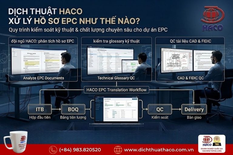 Dịch thuật chuyên ngành xây dựng EPC 4 Dịch thuật chuyên ngành xây dựng EPC