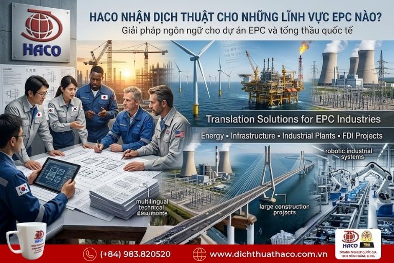 Dịch thuật chuyên ngành xây dựng EPC 5 Dịch thuật chuyên ngành xây dựng EPC