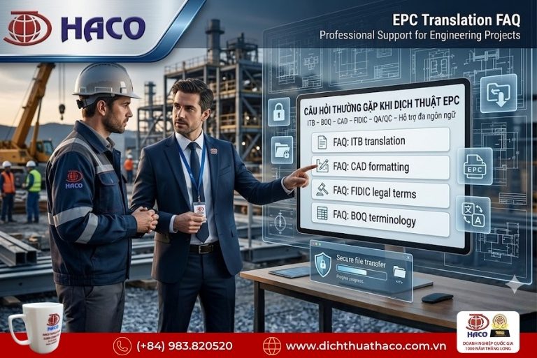 Dịch thuật chuyên ngành xây dựng EPC 8 Dịch thuật chuyên ngành xây dựng EPC