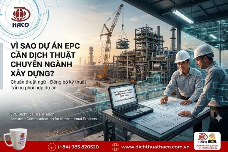 Dịch thuật chuyên ngành xây dựng EPC 1 Dịch thuật chuyên ngành xây dựng EPC