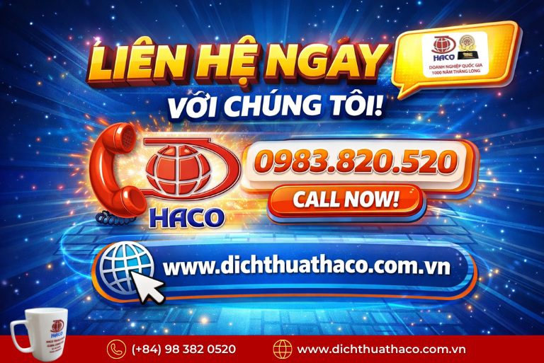 Dịch Thuật Công Chứng Gấp Trong 2 Tiếng