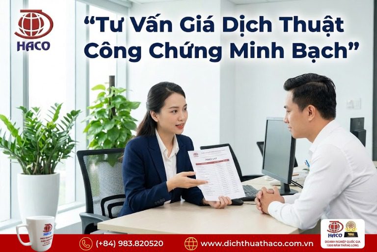 Dịch Thuật Công Chứng Giá Bao Nhiêu? Bảng Giá Minh Bạch 2026 2 Dịch Thuật Công Chứng Giá Bao Nhiêu? Bảng Giá Minh Bạch