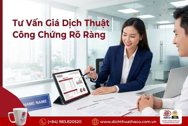 Dịch Thuật Công Chứng Giá Bao Nhiêu? Bảng Giá Minh Bạch 2026 5 Dịch Thuật Công Chứng Giá Bao Nhiêu? Bảng Giá Minh Bạch
