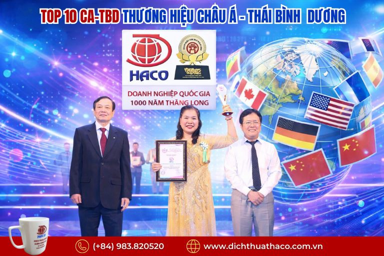 Dịch Thuật Công Chứng Hồ Sơ Nước Ngoài Ở Việt Nam
