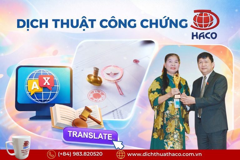 Dịch Thuật Công Chứng Hồ Sơ Nước Ngoài Ở Việt Nam