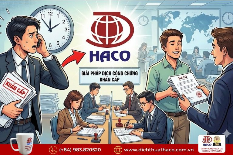 Dịch Thuật Công Chứng Nhanh Lấy Ngay Trong Ngày
