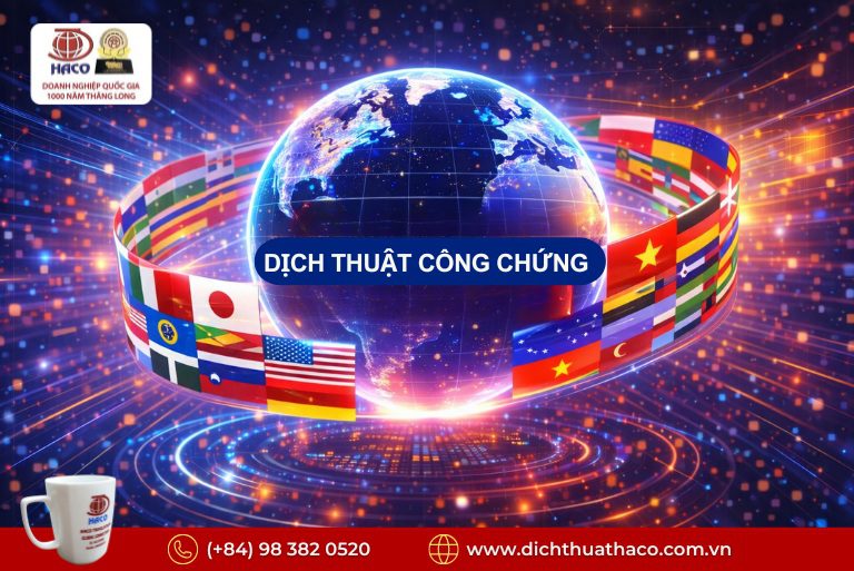Dịch thuật công chứng tại Bắc Giang