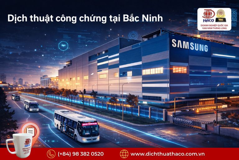 Dịch thuật công chứng tại Bắc Ninh