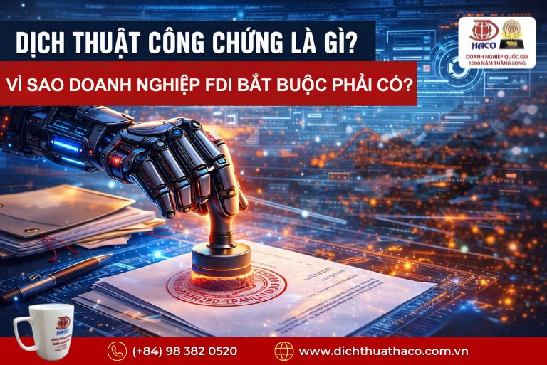 Dịch thuật công chứng tại Bắc Ninh