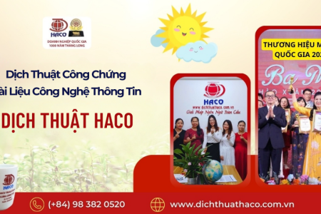 Dịch Thuật Công Chứng Tài Liệu Công Nghệ Thông Tin Chuyên Nghiệp Chính Xác Uy Tín Dịch Thuật Haco