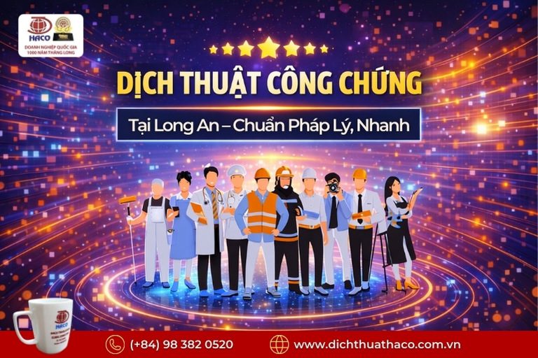 Dịch Thuật Công Chứng Tại Long An