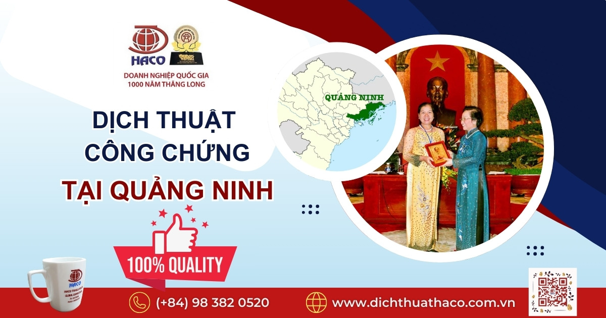 Dịch Thuật Công Chứng Tại Quảng Ninh