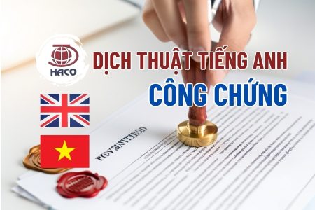 Dịch Thuật Công Chứng Tiếng Anh Chuyên Nghiệp, Uy Tín