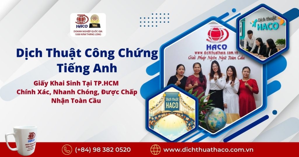 Dich Thuat Cong Chung Tieng Anh Giay Khai Sinh Tai Tp Hcm