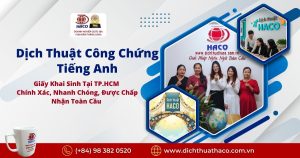 Dich Thuat Cong Chung Tieng Anh Giay Khai Sinh Tai Tp Hcm