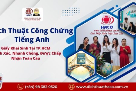 Dich Thuat Cong Chung Tieng Anh Giay Khai Sinh Tai Tp Hcm