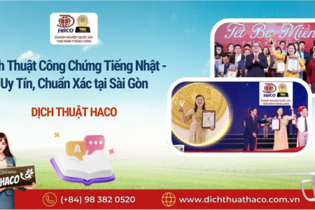 Dịch Thuật Công Chứng Tiếng Nhật  Uy Tín, Chuẩn Xác Tại Sài Gòn