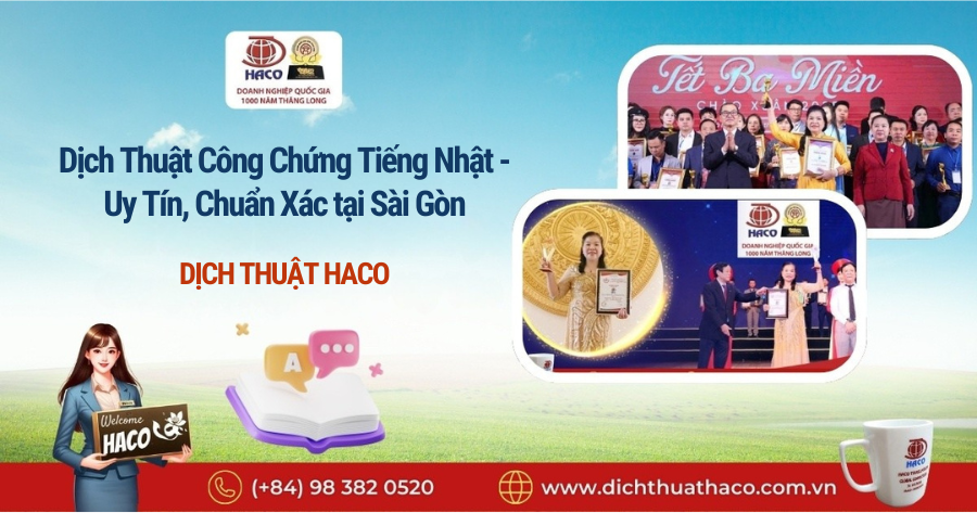 Dịch Thuật Công Chứng Tiếng Nhật  Uy Tín, Chuẩn Xác Tại Sài Gòn