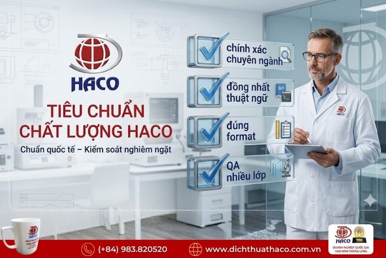 Dịch thuật dự án đa ngữ đa ngành chuyên nghiệp