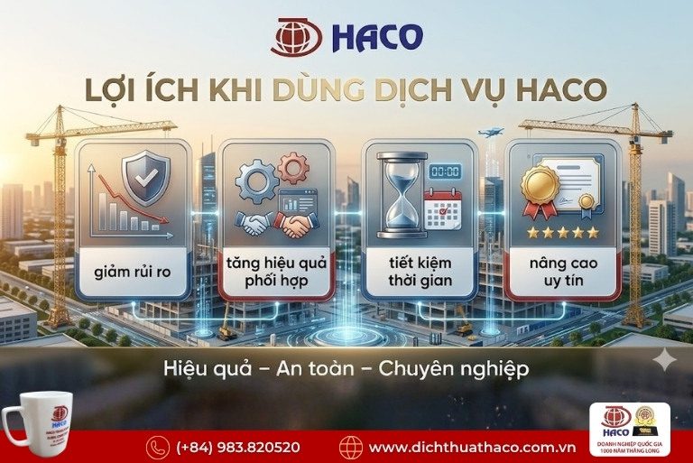 Dịch thuật dự án đa ngữ đa ngành chuyên nghiệp
