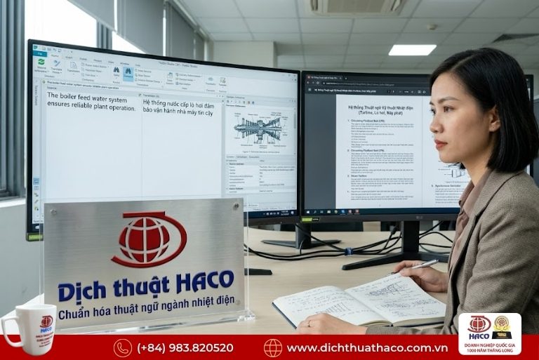 Dịch thuật dự án nhiệt điện Quảng Ninh