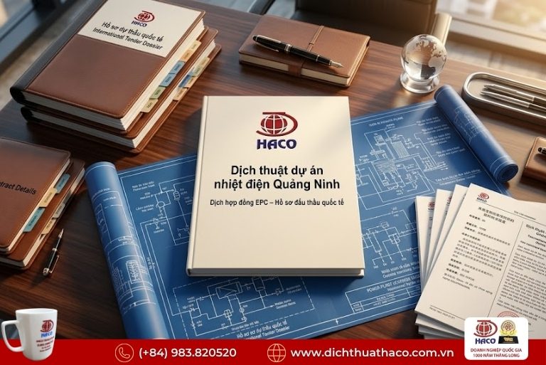 Dịch thuật dự án nhiệt điện Quảng Ninh