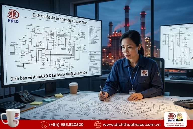Dịch thuật dự án nhiệt điện Quảng Ninh