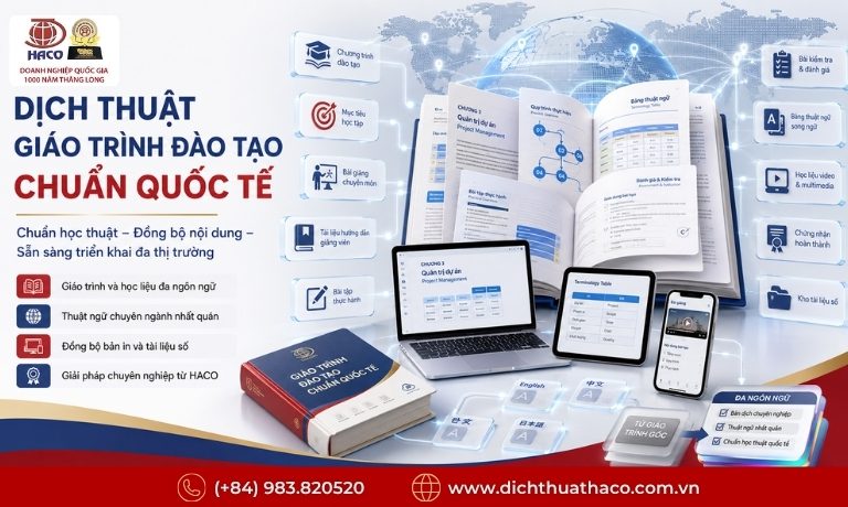 Dịch thuật giáo trình đào tạo chuẩn quốc tế tại Dịch thuật HACO 5 dich thuat giao trinh dao tao chuan quoc te 1