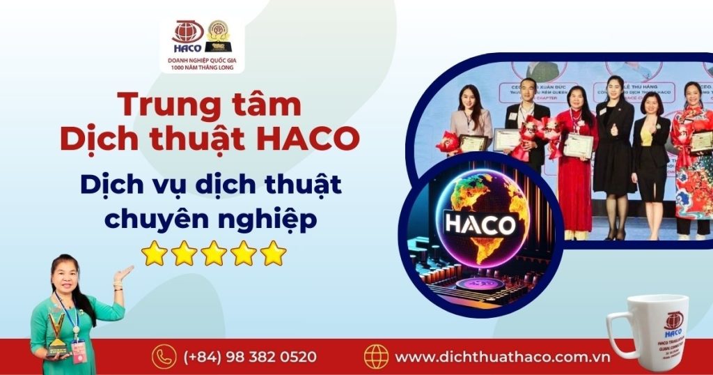 Dịch Thuật Haco