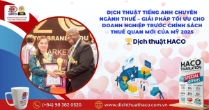 Dịch Thuật Haco Uy Tín Chuyên Nghiệp