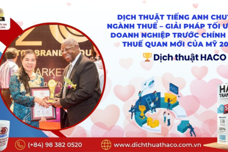 Dịch Thuật Haco Uy Tín Chuyên Nghiệp