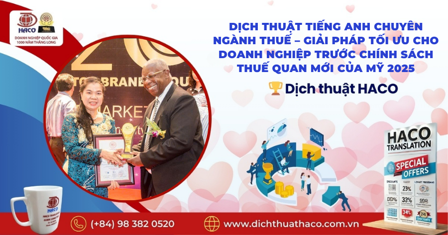Dịch Thuật Haco Uy Tín Chuyên Nghiệp