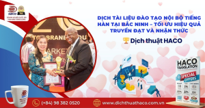 Dịch Thuật Haco Uy Tín Chuyên Nghiệp