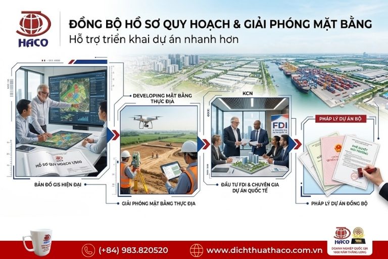 Dịch thuật hồ sơ bồi thường giải phóng mặt bằng 5 Dịch thuật hồ sơ bồi thường giải phóng mặt bằng
