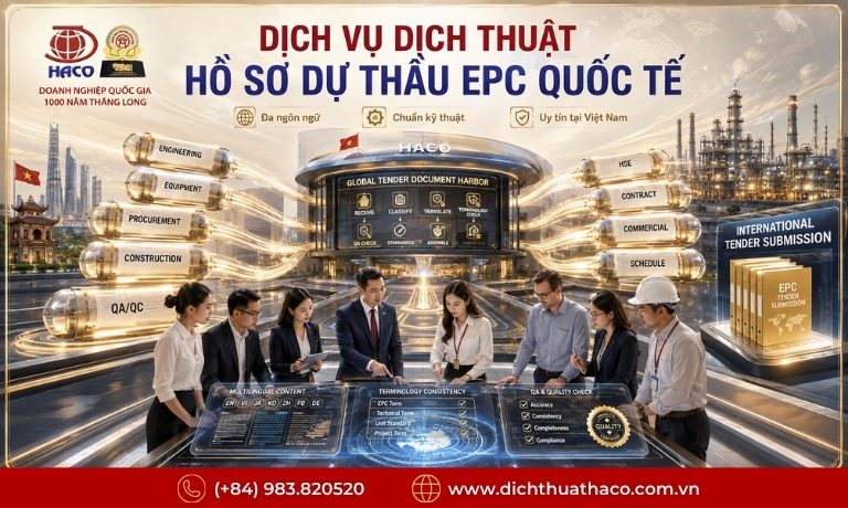 Dịch vụ dịch thuật hồ sơ dự thầu EPC quốc tế uy tín tại Việt Nam 6 dich thuat ho so du thau epc quoc te 1