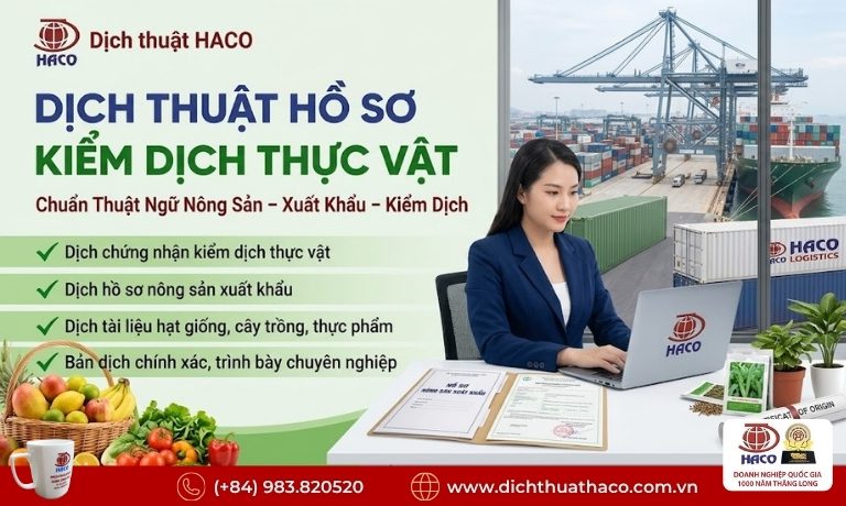 Dịch thuật hồ sơ kiểm dịch động thực vật 6 Dịch thuật hồ sơ kiểm dịch động thực vật