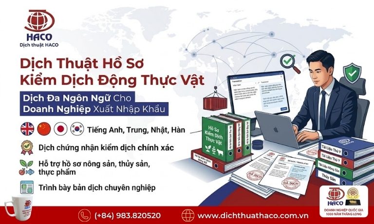 Dịch thuật hồ sơ kiểm dịch động thực vật 3 Dịch thuật hồ sơ kiểm dịch động thực vật