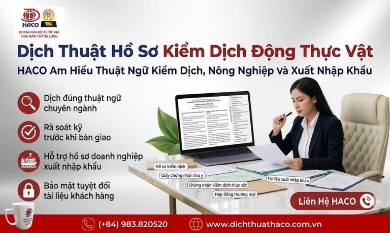 Dịch thuật hồ sơ kiểm dịch động thực vật 2 Dịch thuật hồ sơ kiểm dịch động thực vật