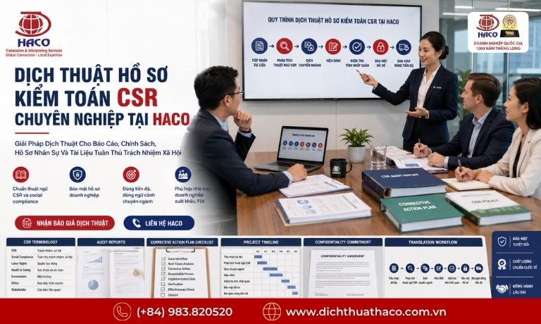 Dịch Thuật Hồ Sơ Kiểm Toán Trách Nhiệm Xã Hội CSR | HACO 2 dich thuat ho so kiem toan trach nhiem xa hoi csr 2
