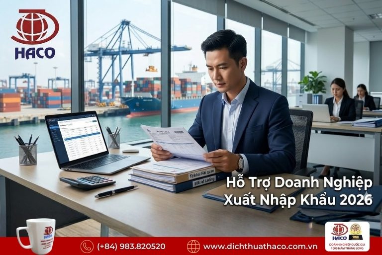 Dịch Thuật Hồ Sơ Logistics Và Vận Tải Biển Hải Phòng