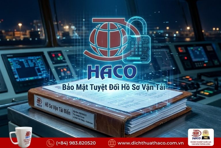 Dịch Thuật Hồ Sơ Logistics Và Vận Tải Biển Hải Phòng