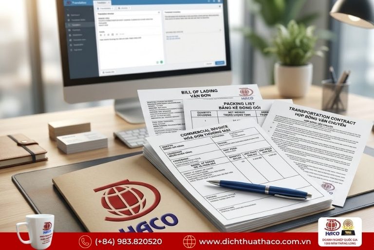 Dịch Thuật Hồ Sơ Logistics Và Vận Tải Biển Hải Phòng