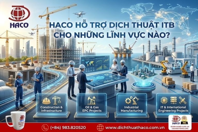 Dịch thuật hồ sơ mời thầu ITB