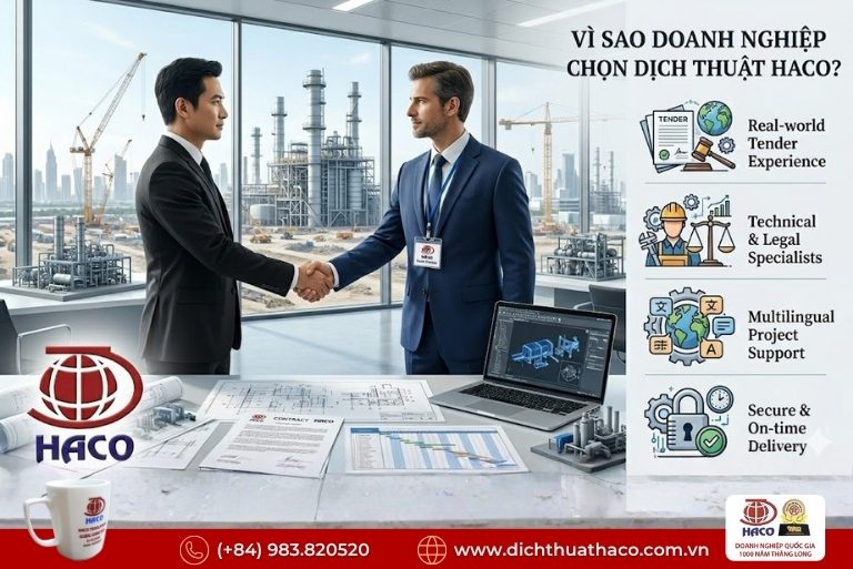 Dịch thuật hồ sơ mời thầu ITB