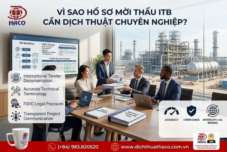 Dịch thuật hồ sơ mời thầu ITB